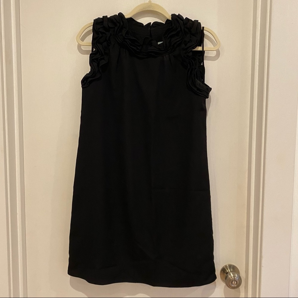 Cece Black Ruffle Shift Dress from Nordstrom